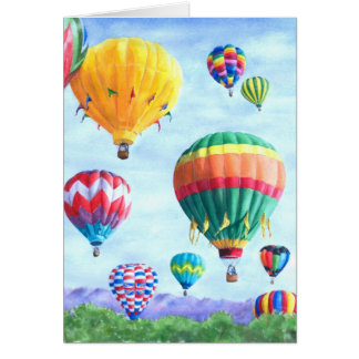 Cartão Raça do balão
