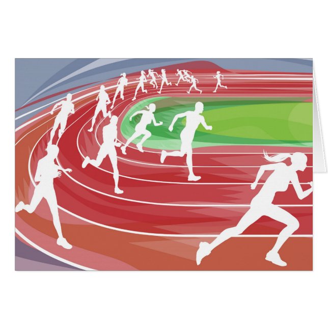 Cartão Raça Running na trilha (Frente Horizontal)