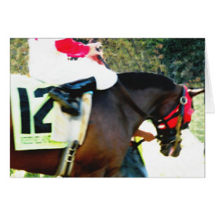 Cartão Race Horse