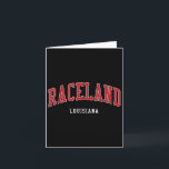 Cartão Raceland Louisiana Faculdade Estilo Universitário<br><div class="desc">Raceland Louisiana Faculdade Estilo Universitário</div>