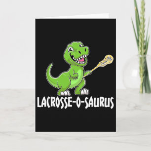 Cartão Racket de Lacrosse T-rex Dino Lacrosse 