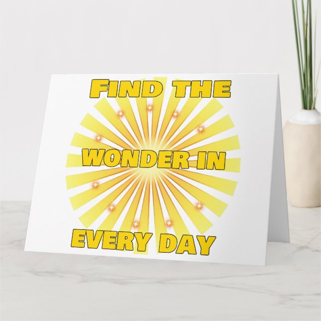 Cartão Radiant Positivity  (Frente)