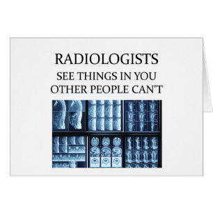 Cartão Radiologia do radiologista