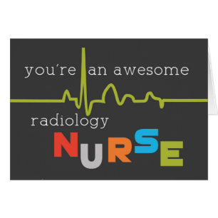 Cartão Radiologia Enfermeira Dia Incrível