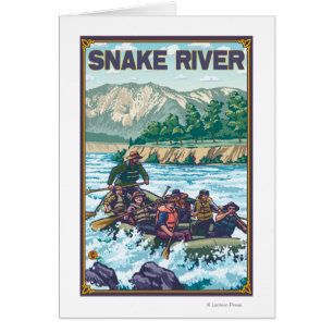 Cartão Rafa de Água Branca - Rio Cobra, Idaho