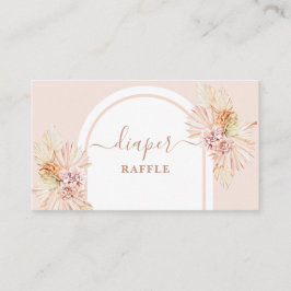 Cartão Raffle para Fralda do Deserto do Boho