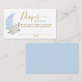 Cartão Raffle sobre a Fralda da Lua