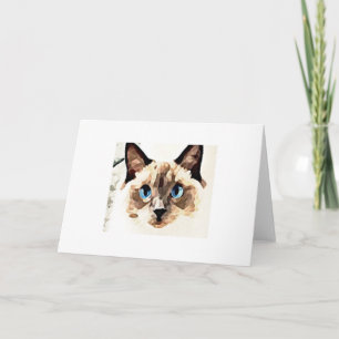 Cartão Ragdoll Cat Card