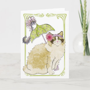 Cartão Ragdoll Greeting Card