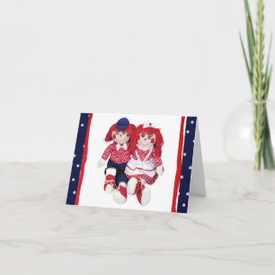 Cartão Raggedy Buddies Note Card