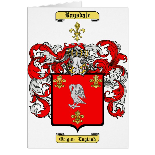 Cartão Ragsdale (Frente)