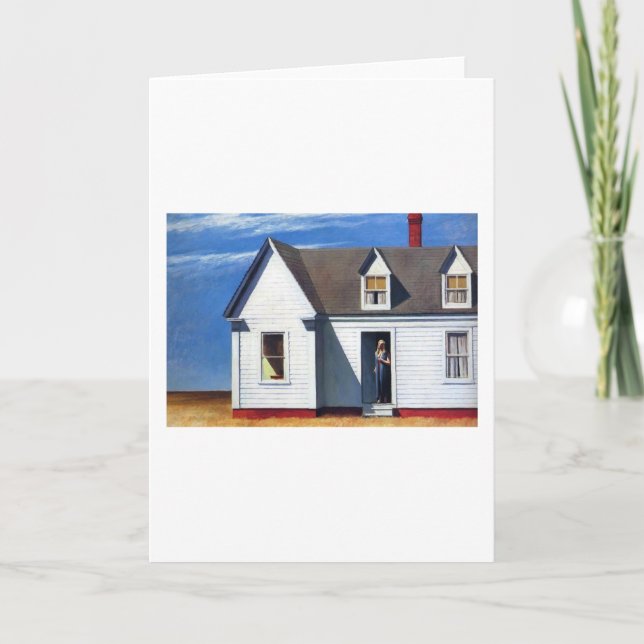 Cartão Railroad Sunset - Edward Hopper (Frente)