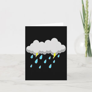 Cartão Rain Cloud Halloween Fácil Costumae No Último Minu
