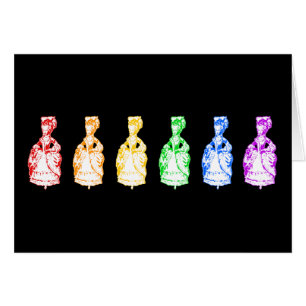 Cartão Rainbow Marie Antoinettes