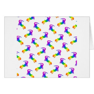 Cartão Rainbow Salamander