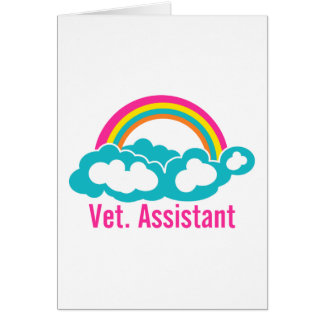 Cartão Rainbow Veterinary Assistant