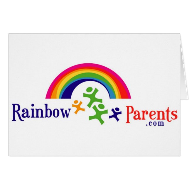 Cartão RainbowParents (Frente Horizontal)