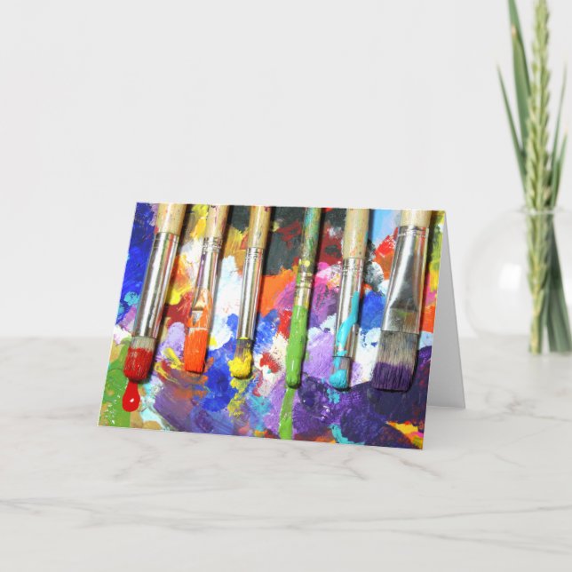 Cartão Rainbows Em Andamento (Frente)