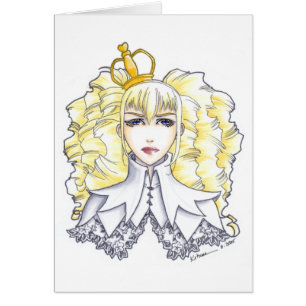 Cartão Rainha branca