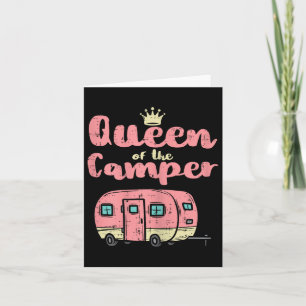 Cartão Rainha Da Campa-Cuta Camping Van Camp Trailer