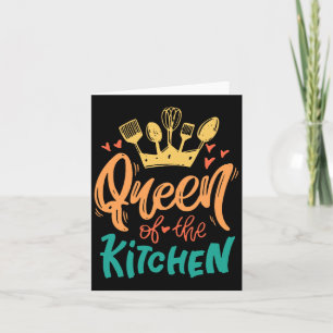 Cartão Rainha Da Cozinha Mãe Mãe Chefe Dia Das Mães