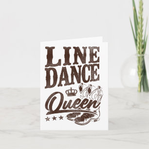 Cartão Rainha da dança Rainha da Dança da Rainha da Dança