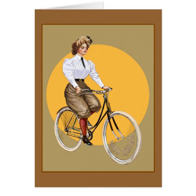 Cartão Rainha da estrada (Frente)