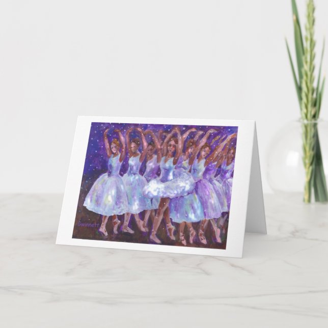 Cartão Rainha da neve do Nutcracker (Frente)