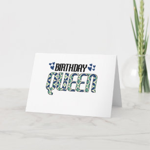 Cartão Rainha de aniversário