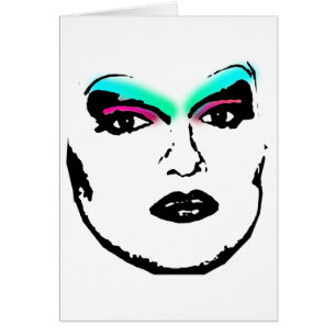 Cartão rainha de arrasto