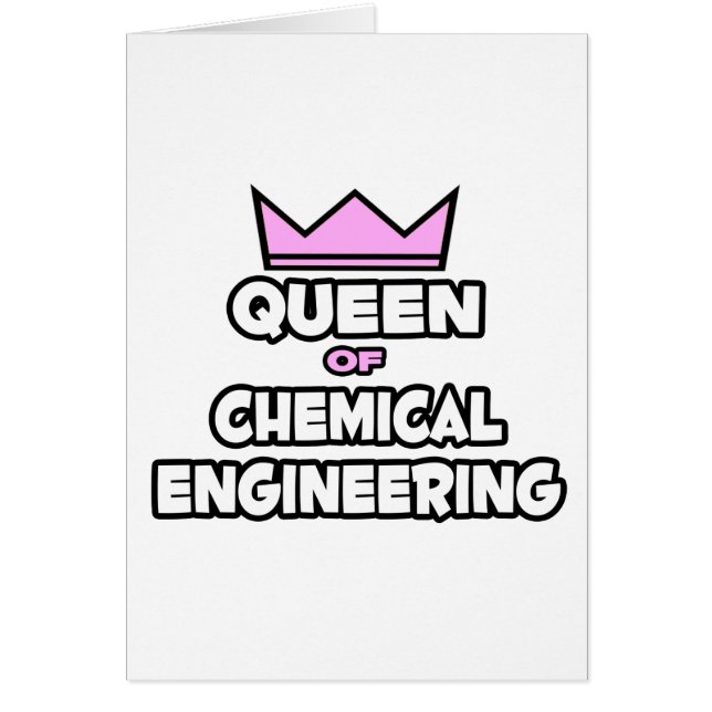 Cartão Rainha de Engenharia Química (Frente)