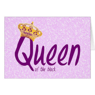 Cartão Rainha do Bloco