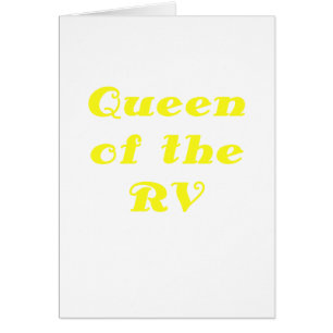 Cartão Rainha do rv