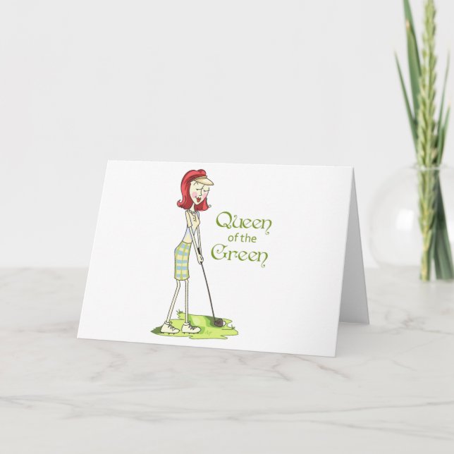 Cartão Rainha do Verde (Frente)