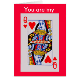 Cartão Rainha dos Corações