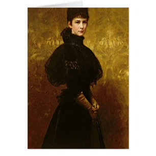 Cartão Rainha Erzsebet