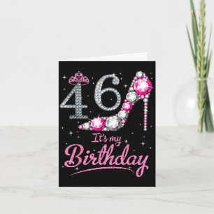 Cartão Rainha feliz dia de aniversário de 46 anos para