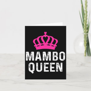 Cartão Rainha Mambo - Dançarino Mambo Dançando Presente P