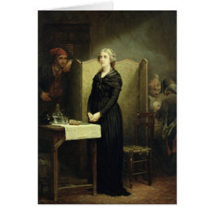 Cartão Rainha Marie Antoinette no Conciergerie