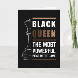 Cartão Rainha Negra A Peça Mais Poderosa Do Jogo 1