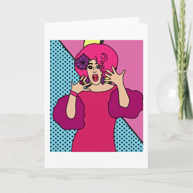 Cartão Rainha Orgulhosa Inspirou (Frente)