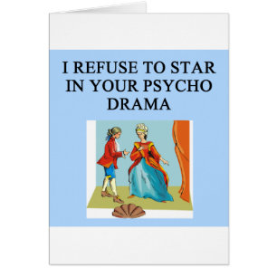 Cartão rainha psicótico do drama