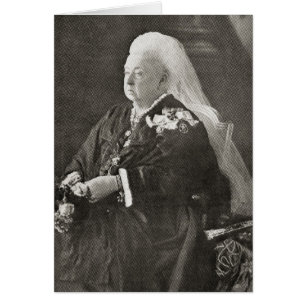 Cartão Rainha Victoria c.1899