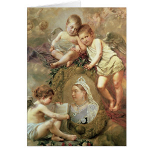 Cartão Rainha Victoria - em Memoriam