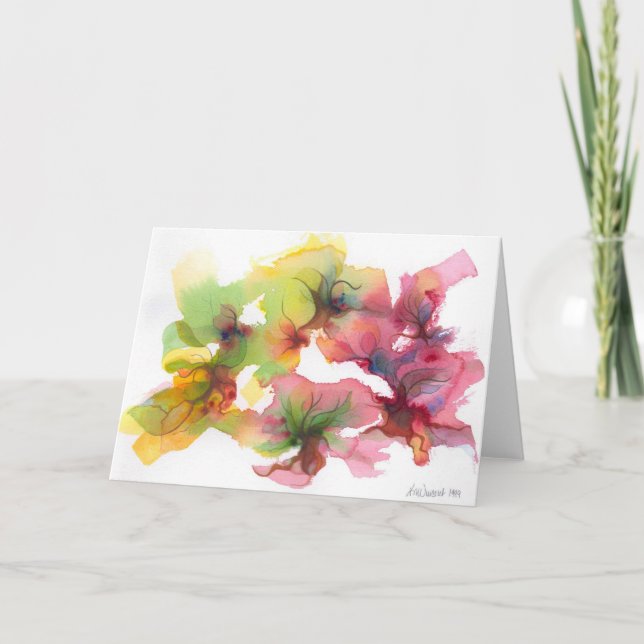 Cartão Raio de Dança Círculo (Frente)