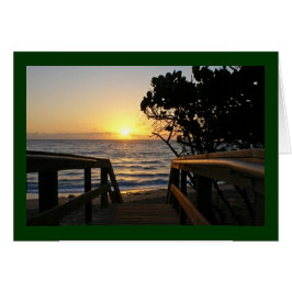 Cartão Raio de sol no calçadão