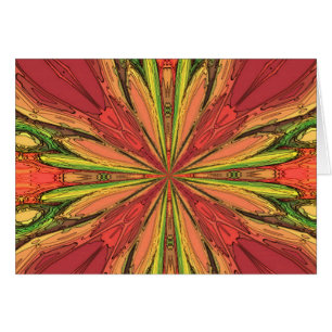 Cartão Raios Coloridos