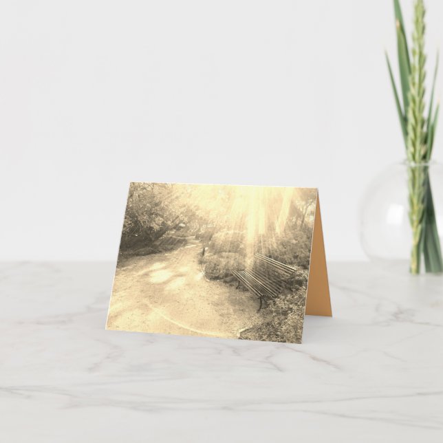 Cartão Raios leves e placa de banco (Frente)