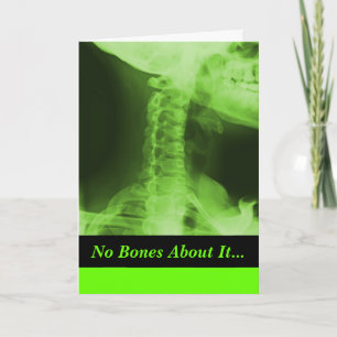 Cartão Raios X 2 - Verde radioativo