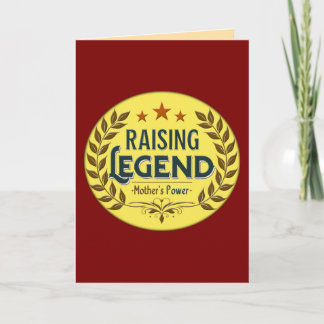 Cartão Raising Legends – Mother’s Power Badge